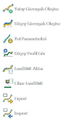 Güzergah menüsü