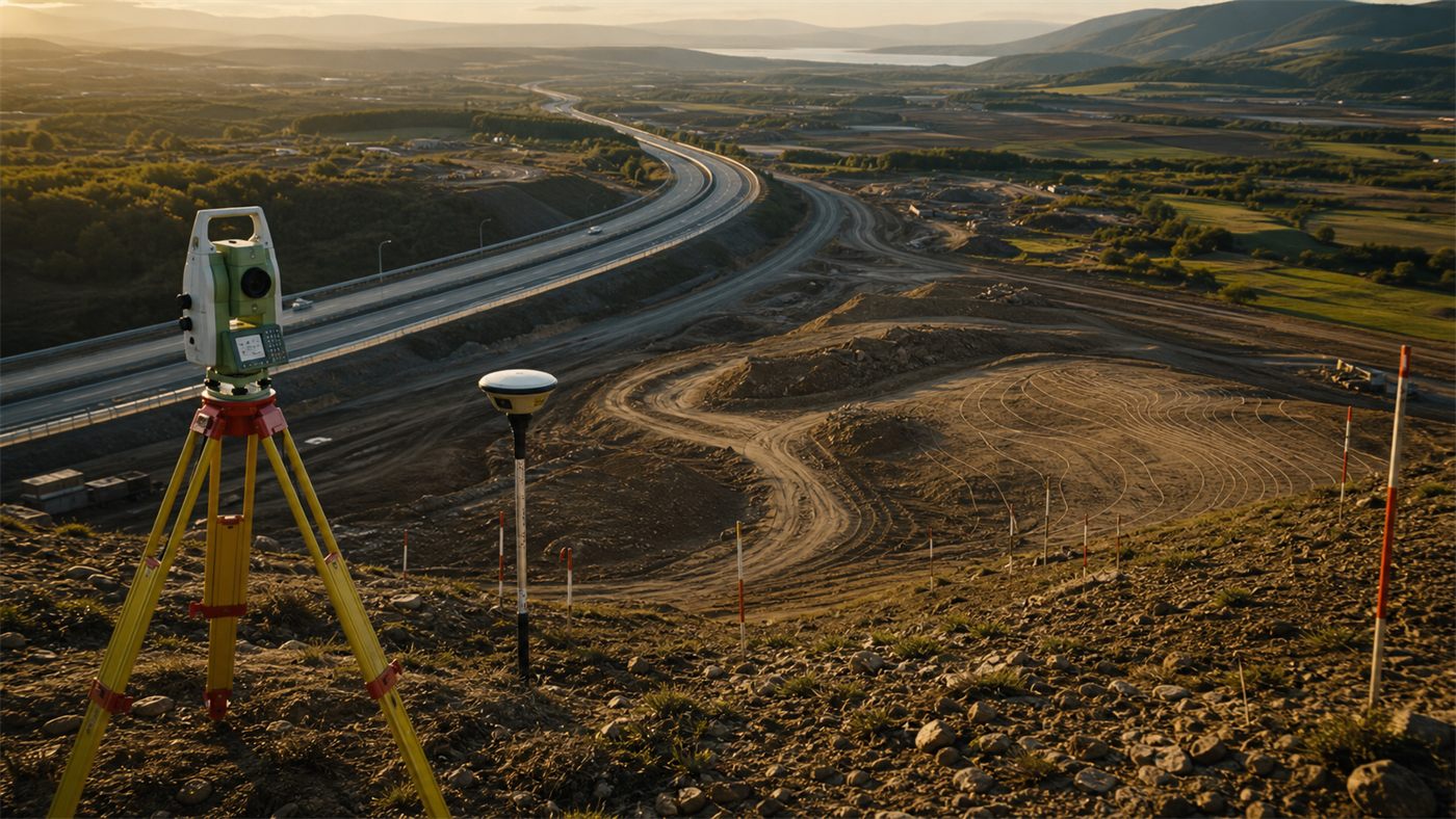 Total station ve GNSS ile saha ölçümü